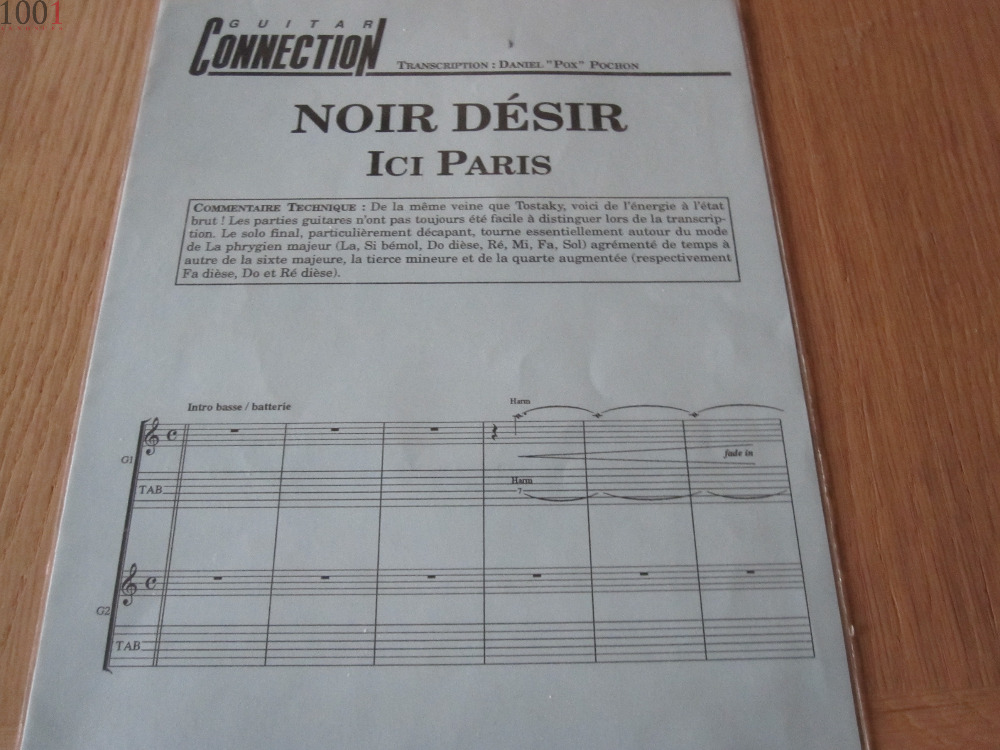 Noir Désir - Deux tablatures - Musique - Vaud - photo 2