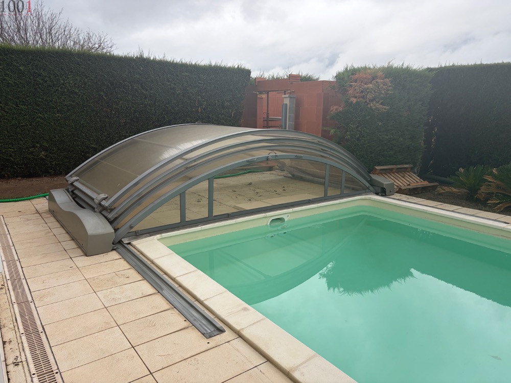 Abri piscine 4m54 x8m44